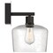Access Lighting Port Nine Chardonnay, Chardonnay LED Wall Sconce, Matte Black Finish, Seeded Glass 63144LEDDLP-MBL/SDG - alternate 3